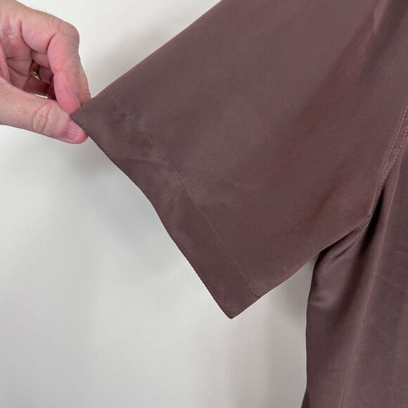 Lilli Ann Collection Vintage Union Made Silky Blouse - Picture 3 of 11